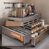 Multifunctional Kitchen Condiment & Knife Storage Rack