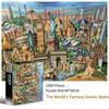 80*60Cm Adult 1500Pcs Paper Jigsaw Puzzle The World'S Famous Scenic Spots Landscape Paintings Stress Reducing Toy Christmas Gift