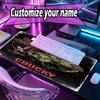 Custom Name Personalized Bride of Chucky Pattern Mousepad, Laptop PC Desk Mat, Decorative Desk Mat for Home Keyboard Pad Gift
