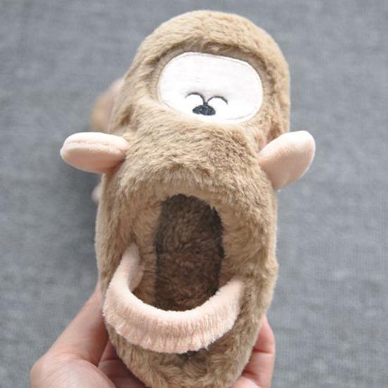 DYS Детские мягкие нескользящие тапочки с рисунком птицы, пингвина, кораллового бархата, домашняя теплая обувь