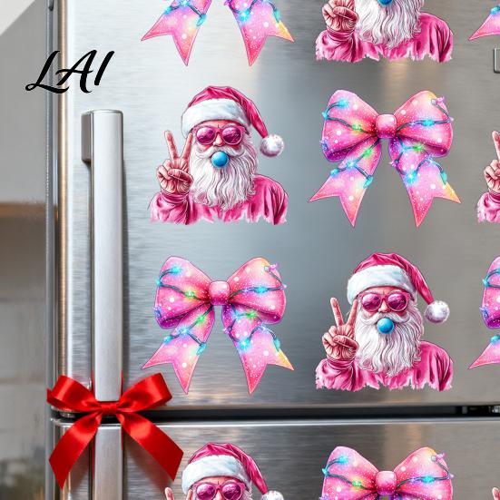 Washable Surface Stickers Christmas Wall Stickers Self-Adhesive Decals for Home Holiday Party Easy Apply Covers Decor Waterproof PVC Art Decor