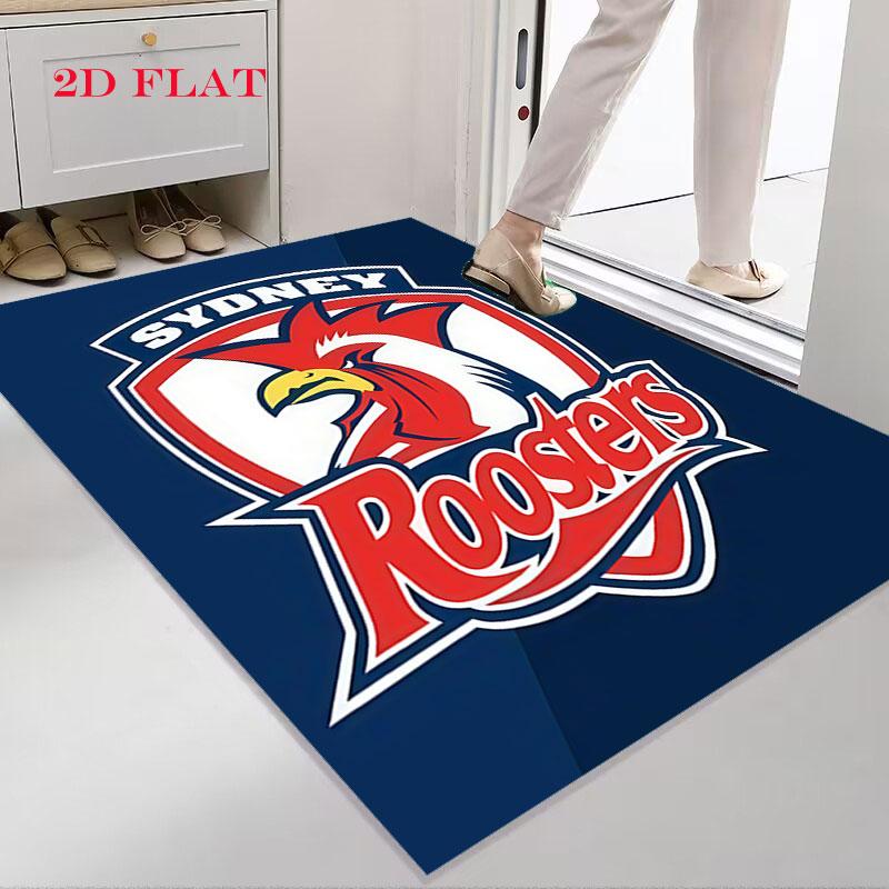 Sydney Roosters Unite Carpet Rug for Living Room Bedroom Home Sofa Decoration,Kids play Nonslip Floor Mat