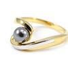 'Pearl Beauty' Ring Golden Gray