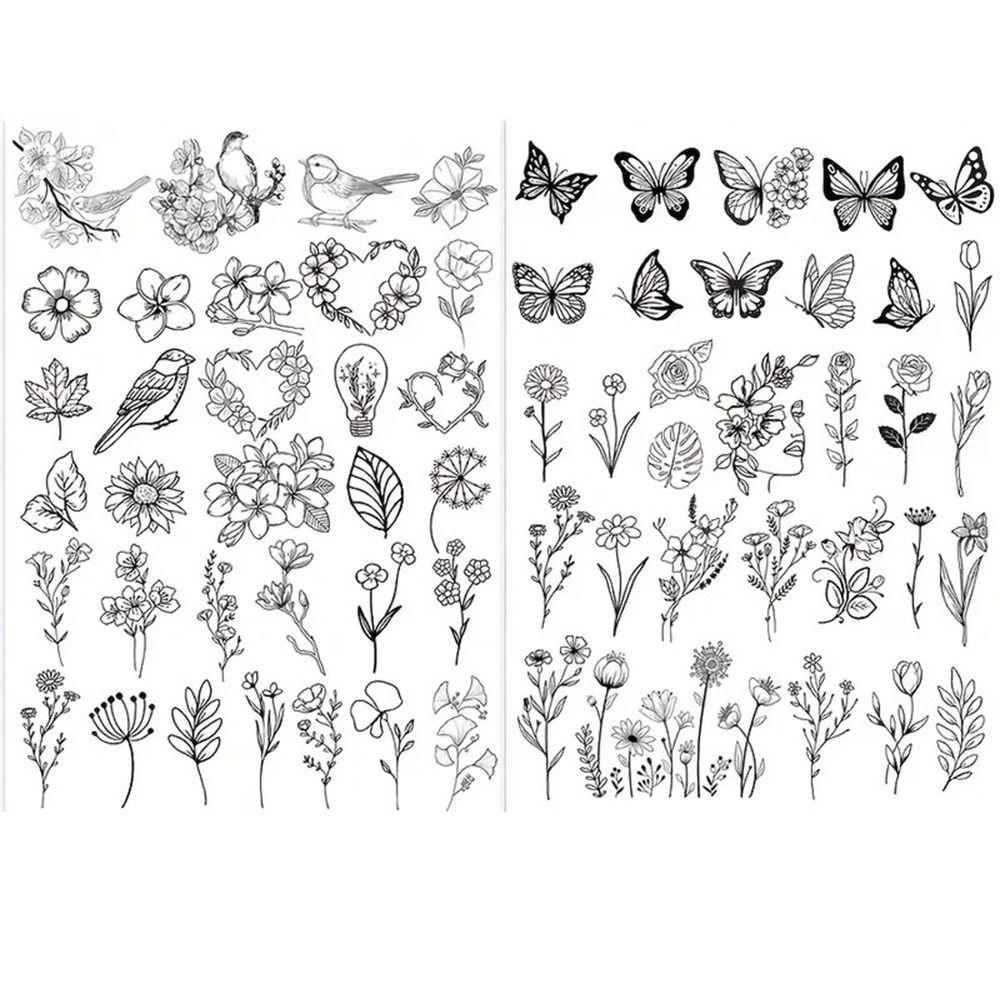 2 листа вышивки ручной работы водорастворимые узоры вышивки водорастворимый стабилизатор для начинающих