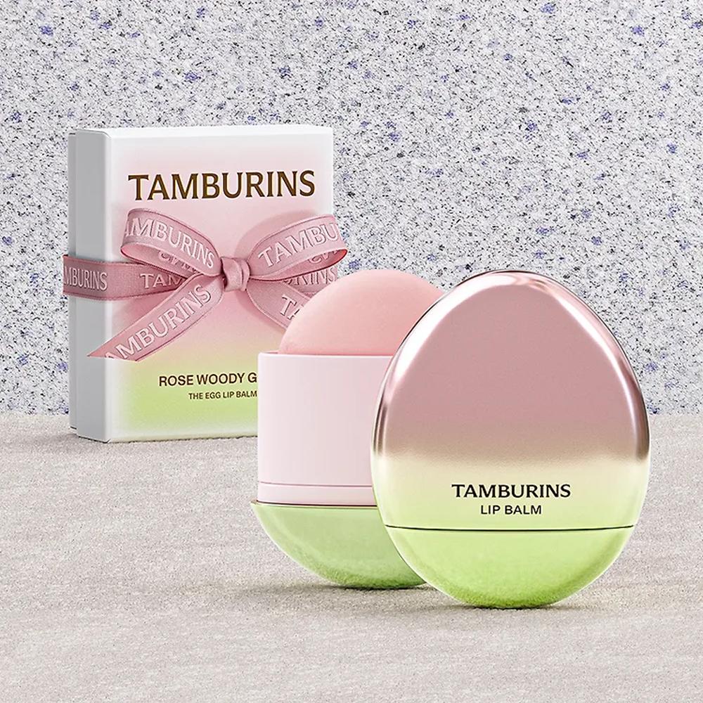 TAMBURINS Официальный бальзам для губ с яйцом (5g) - [K-BEAUTY] Эстетичный уход за губами и увлажняющий блеск от Дженни из Blackpink
