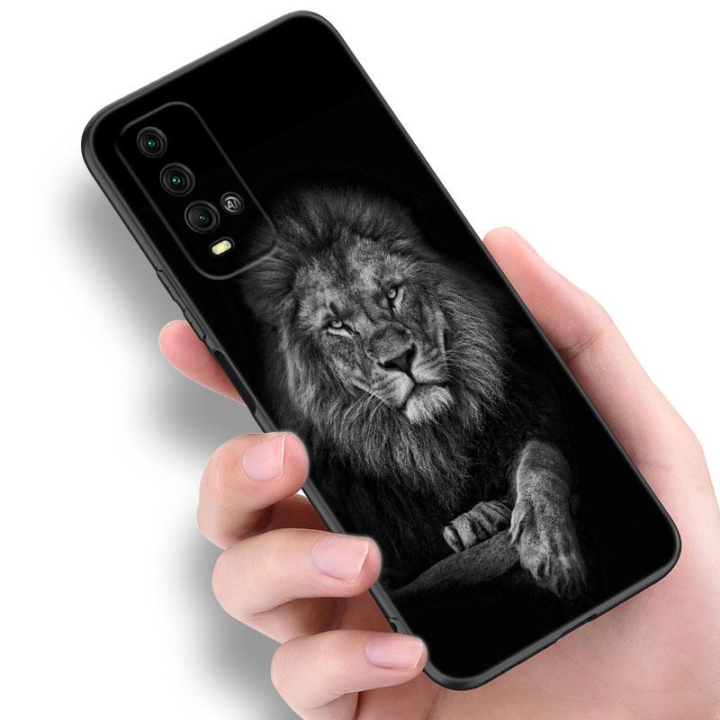 Чехол для телефона Lion Alpha Male Cub для Xiaomi Redmi Note 5 6 9T K20 K40 K50 Pro 7A 8A 9A 9C 9i 10A 10C A1 S2, мягкий черный чехол из ТПУ