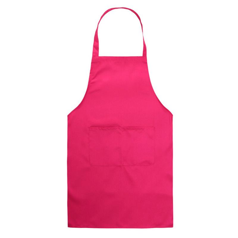 Kitchen Convenience Store Solid Color Apron Adjustable Bib Apron Dress Men Women Kitchen Restaurant Chef Classic Cooking Apron