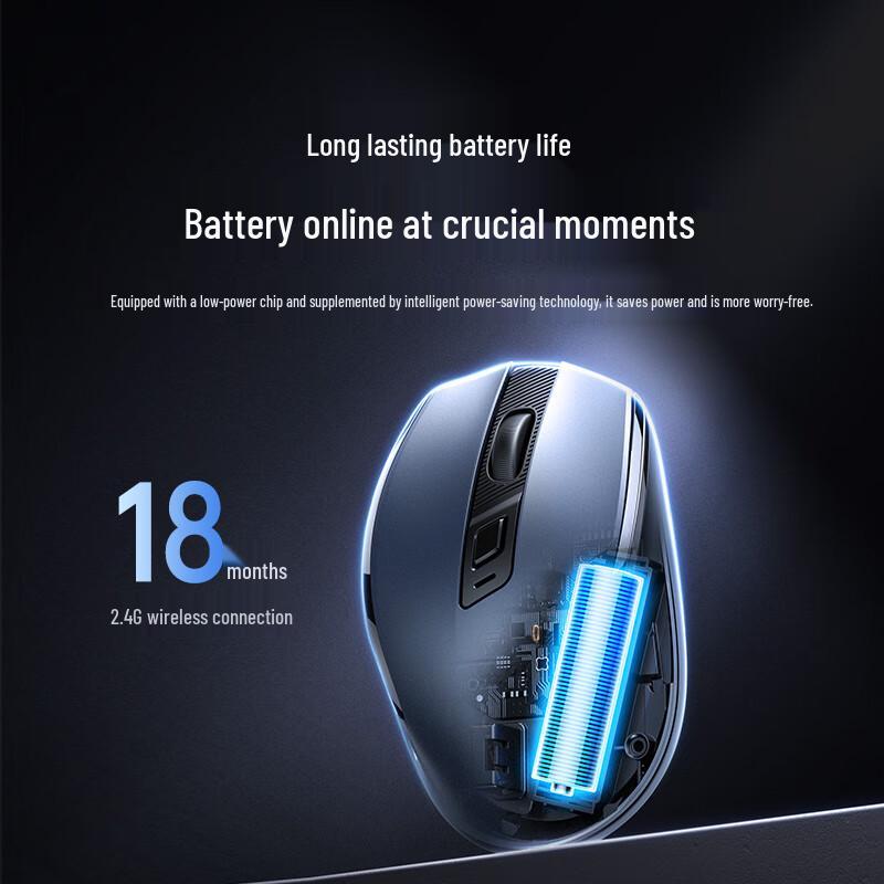 Ugreen MU006 Беспроводная бесшумная эргономичная офисная мышь