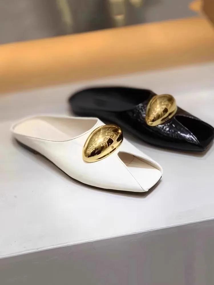 Women Summer Flats Slippers Leopard New Shoes Sandals 2025 Slingback Designer Woman Peep Toe Flip Flops Zapatillas Mujer