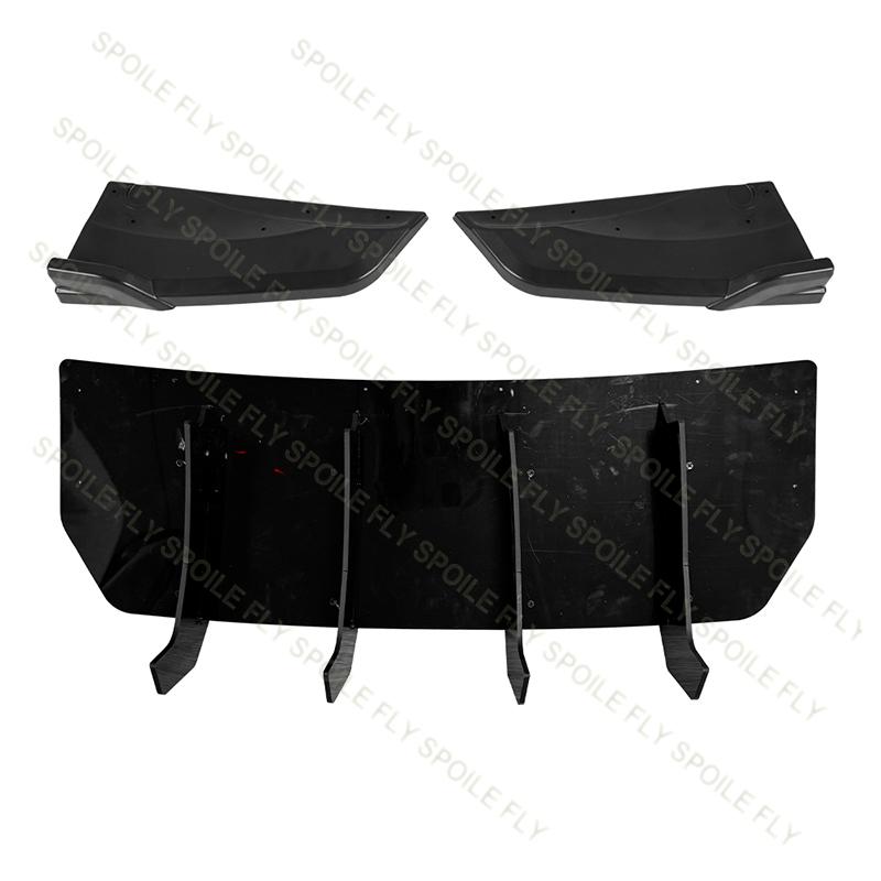 For Cupra Formentor MK1 2020-2025 High Quality Car Rear Diffuser Bumper Lip Spoiler Body Kit Car Styling Glossy Black