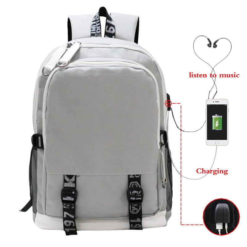 Blank USB Backpack Travel Backpack Student School Bag Outdoor Bag Support To Customize/make