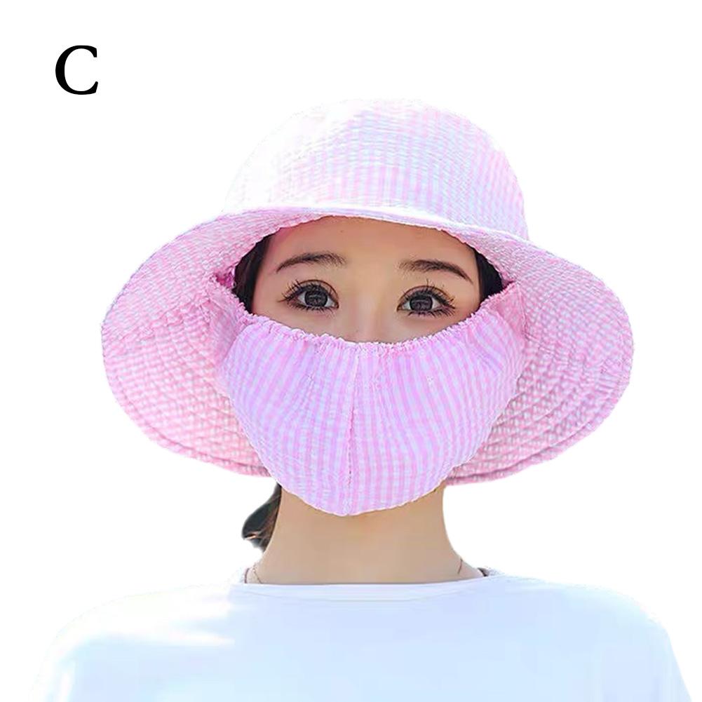 Летняя уличная шляпа с цветочным узором и защитой от ультрафиолета, модная пылезащитная шляпа, защитная шея, рыболовная шляпа, кепка для сбора чая