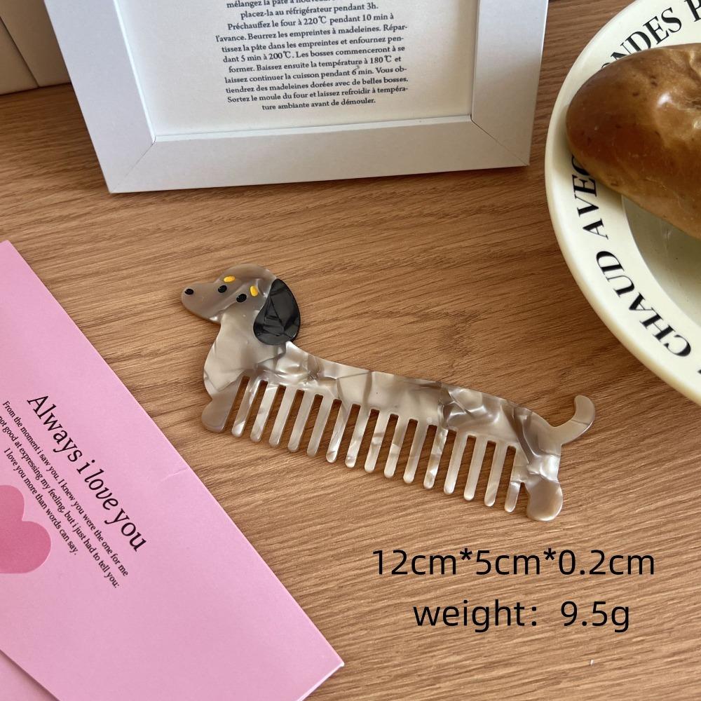 Tulip Acetate Comb Cartoon Hairdressing Combs Hair Care Makeup Comb  Household