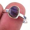 Natural Labradorite Gemstone Handmade 925 Solid Sterling Silver Ring Size 9 n3M13