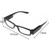 Unisex Rimmed Reading Eye Glasses Eyeglasses Spectacal with LED Light Diopter Magnifier