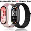 Нейлоновый ремешок для Xiaomi mi band 10 Дышащий браслет-петля Ремешки для часов Correa для Xiaomi Mi Band 10 9 8 NFC Сменный аксессуар