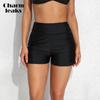 Women High Waist Swim Shorts Workout FitnessSwim Trunks Bikini Bottom Swimwear Briefs Split Swimming Trunks