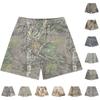 Мужские модные напечатанные застегнутые пляжные спортивные повседневные шорты брюки