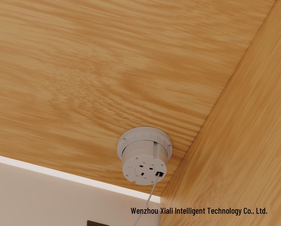 Rotating Desktop Wireless Charger with Multi-function Vertical Socket