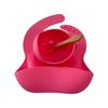 Silicone Silicone Baby Feeding Bowl Bibs/Bowl/Spoon Kids Feeding Bowls  Toddle Training Tableware