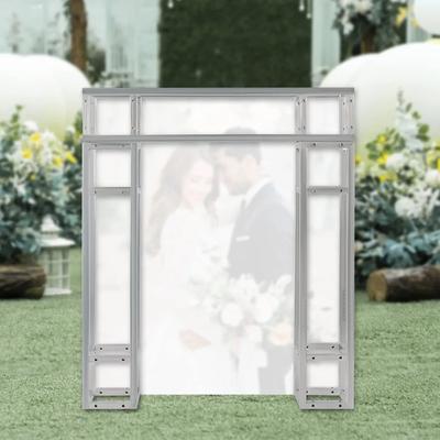 3 Квадратные фермы, 220,46 фунтов Комплект ферменных секций для тентовой системы, Подходит для DJ-освещения, Временная портативная рамка для фона