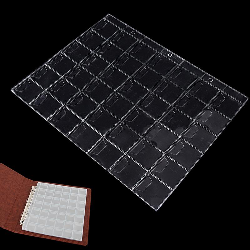 10 страниц, 42 кармана, пластиковые держатели для монет, чехол для альбома для хранения денег,