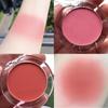 1 Pcs Powder Blusher Milk Tea Powder Blusher Peach Makeup Professional Contour Shadow Makeup