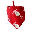 Puppy,Kitten Santa Claus Patten Christmas Pet Decor Cats Triangular Scarf Dogs Bandanas Pet Costume