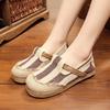 Модные женские туфли на плоской подошве Slip on, удобные женские туфли из хлопка и льна, вулканизированные туфли 2024 года, новые дышащие туфли Zapatos Para Mujeres