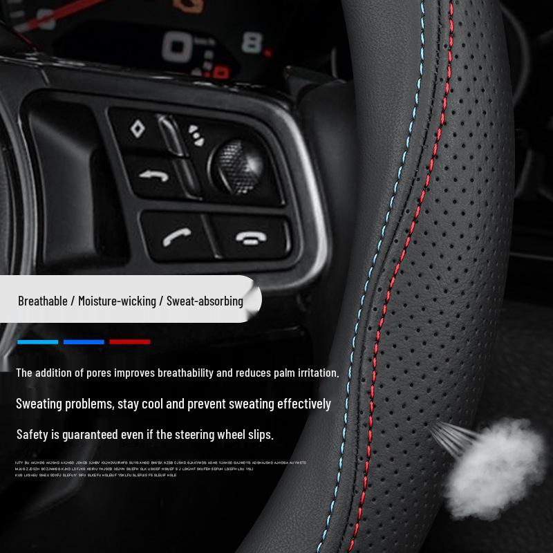 Trumpchi GS8/GS4/M8/M6/GS5 Empow GS3 GA4 AION V/S Mei 580Y Genuine Leather Steering Wheel Cover