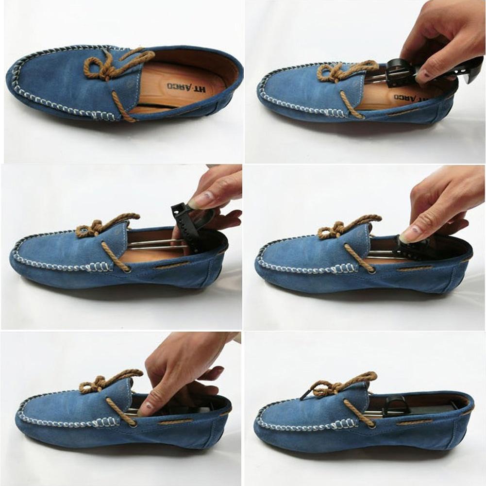 1 Pair Plastic Shoe Tree Shaper Shapes Stretcher Adjustable for Women Men