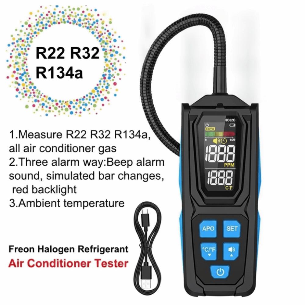 Digital Display Halogen Leak Detector High Sensitivity Gas Leak Detector Industrial Maintenance