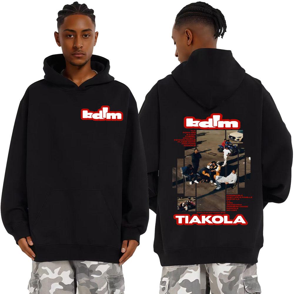 Rapper BDLM Singing Album Series Graphics Hoodie Men's Clothing Retro Fashion Classic Sweatshirts Oversized High Quality Hoodies