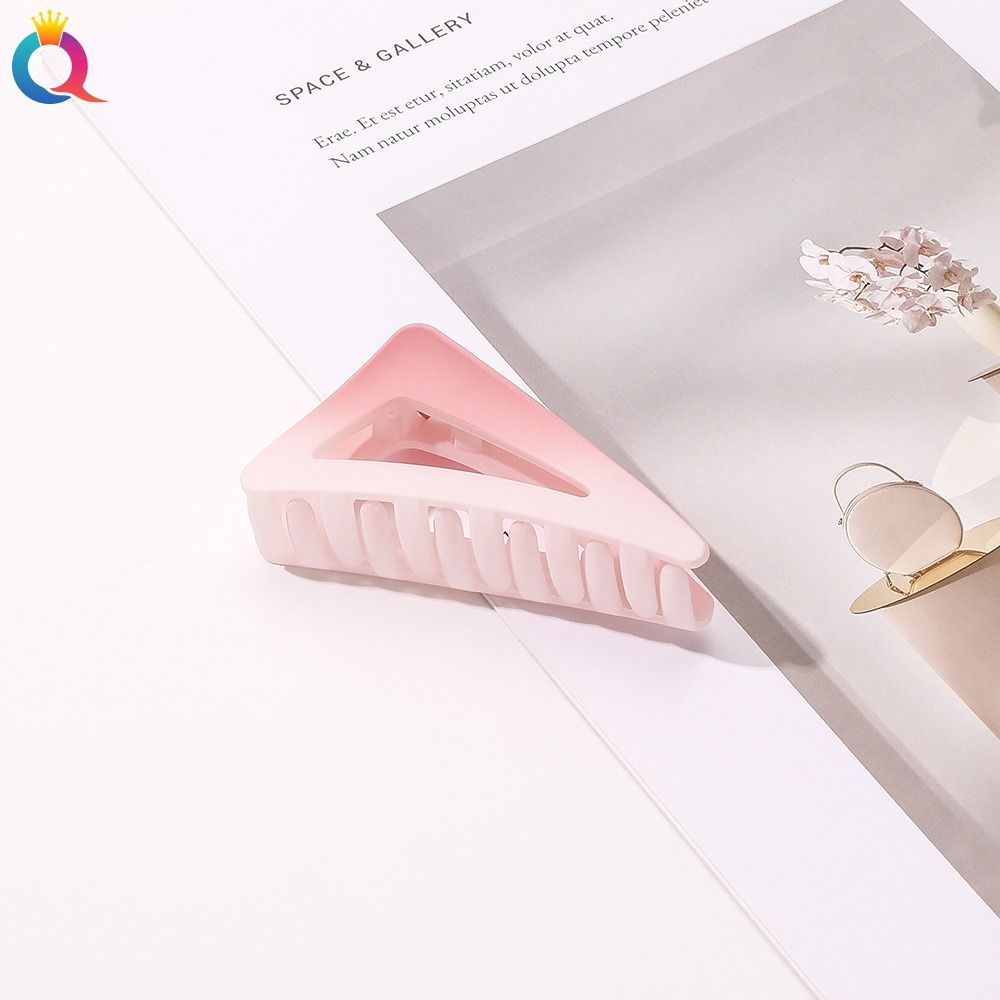 Милая заколка для волос, матовая цветная заколка с цветком, корейская заколка для волос, розовая женская заколка для волос
