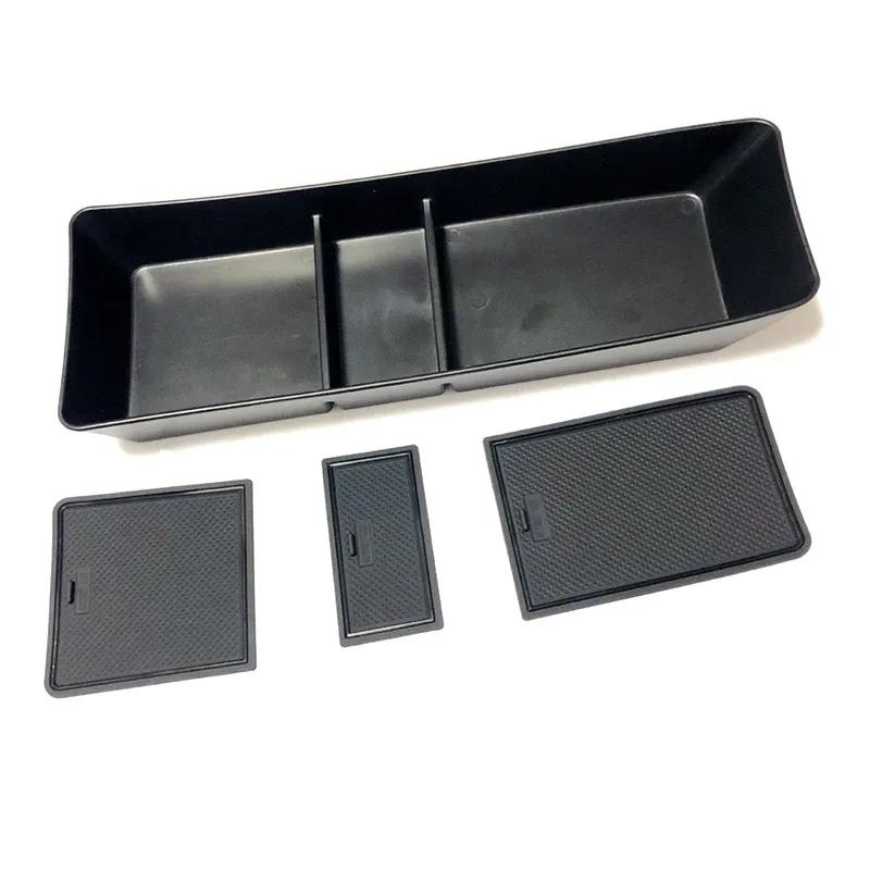 For BYD Dolphin Car Center Console Tray Central Lower Layer Storage Box Car Interior Storage Organizer Stowing Tidying