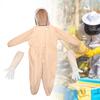 Bee Outfit Beekeeping Ventilated Suit with Gloves Fully Body Sturdy Beekeeper Suite