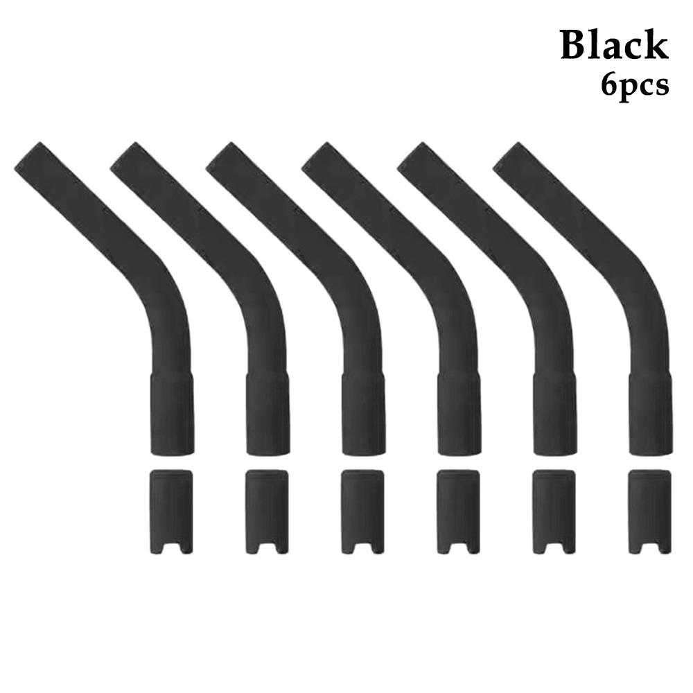 6 шт. Головки для соломинок для чая, кофе, сока, посуда Силиконовая присоска для нержавеющей стальной соломинки диаметром 8 мм