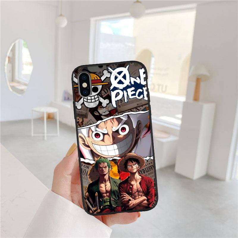 Luffy One Piece Soft Shell Phone Case for Xiaomi Poco C40 C50 C51 C55 C65 C71 C75 F3 F5 F6 F7 M2 M3 Pro Ultra