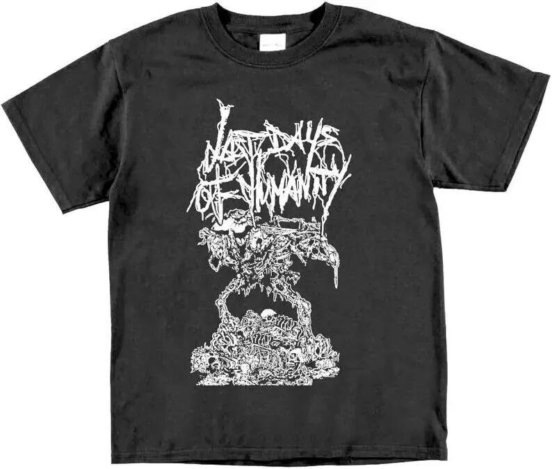 Unisex Short Sleeve Crew Neck Cotton T Shirt Last Days Of Humanity