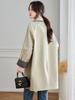 Элегантный Минималистичный Женский Тренч - Корейский Стиль, Свободный Крой, Средней Длины, Приталенный Силуэт