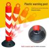 Jitai 75cm Reflective Rubber Traffic Safety Post