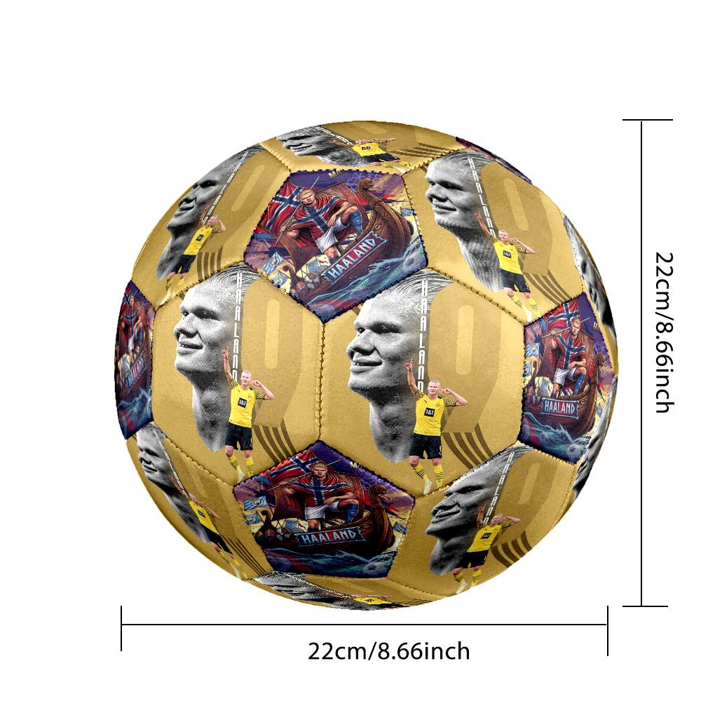 Haaland 9 Manchester City Haaland 9 Football Size 5 Soccer Football Machinestitched Indooroutdoor Universal Football Unique Gift For Soccer Lovers