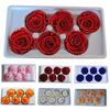 6PCS/Box Eternal Life Flower Mothers Day Preserved Wedding 5-6CM DIY High Quality Valentine's Day Rose Flower Party Decor Gift