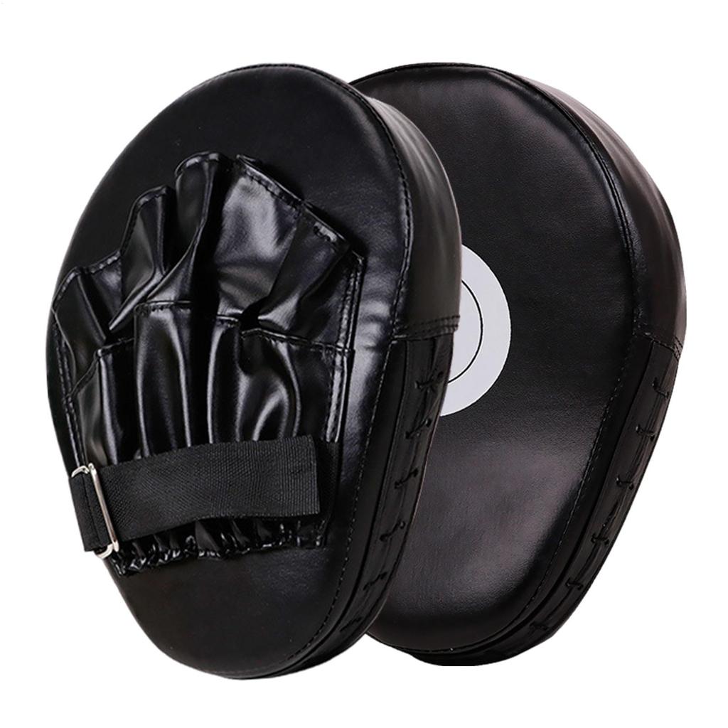 Boxing Pads Mitts Thickened Curved Boxing Training Pads PU Leather Punching Mitts for Adults Shock-absorbing Martial Arts Pads