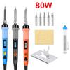 Soldering Iron Kit 80W Adjustable Temperature Welding Tool Pen ON/OFF