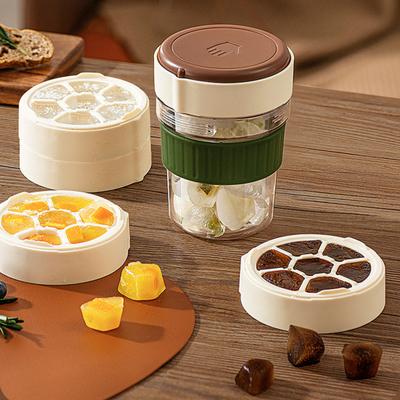 Портативная кофеварка Yousheng Cold Brew с 3 штабелируемыми лотками для льда Бутылка-заварник из тритана без бисфенола А для холодного чая/холодного заваривания Термостойкая дорожная кружка