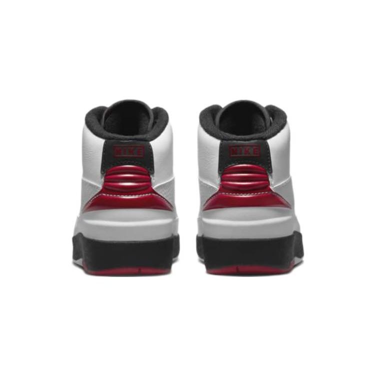 Детские кроссовки Air Jordan 2 Retro PS Chicago 2022 White Varsity-Red Black DQ8564-106