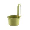 Hanging Sink Basket Button Drain Storage Split Filter Basket 1 Second Install for Kitchen Bathroom Space Saving Durable Plastic