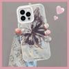 Upgraded Glitter Silver Case Painted Butterfly Printed Protective Shell Shockproof Full Back Cover for iPhone Samsung