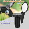 1 PairBicycle  Rear View Convex Mirror Handlebar Drop Bar Mount Acrylic Lens Back Sight Reflector Light Weight